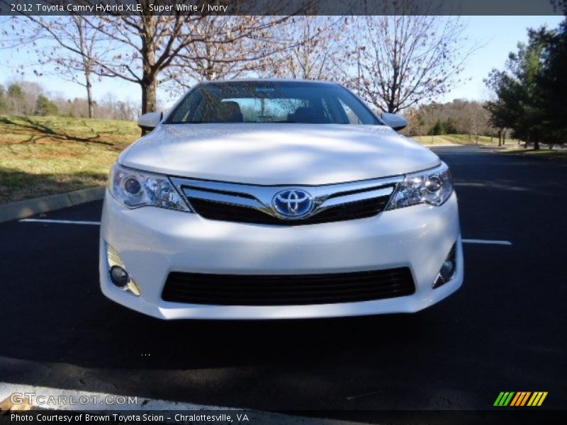Super White / Ivory 2012 Toyota Camry Hybrid XLE