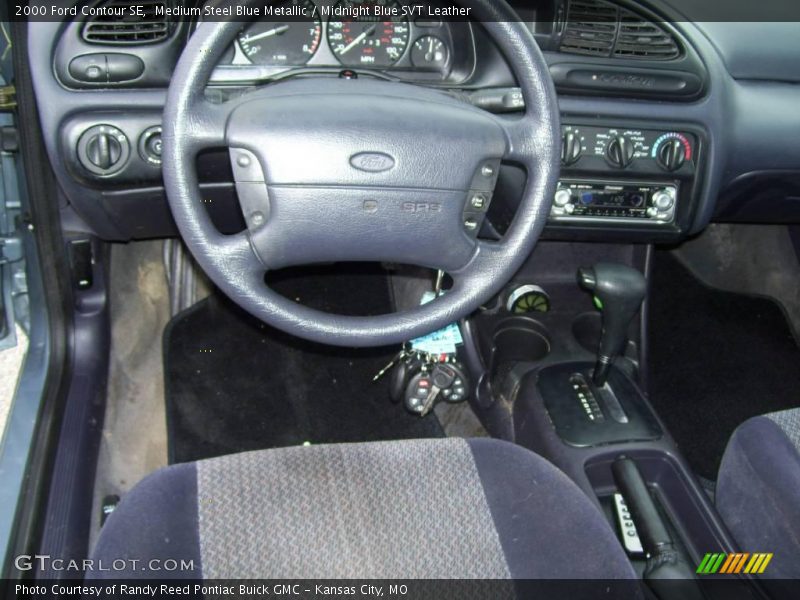 Medium Steel Blue Metallic / Midnight Blue SVT Leather 2000 Ford Contour SE