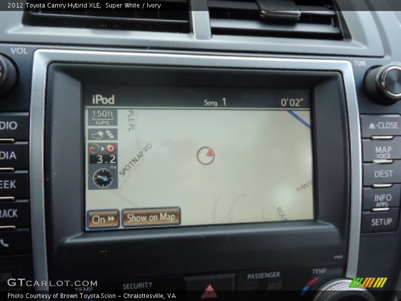 Super White / Ivory 2012 Toyota Camry Hybrid XLE