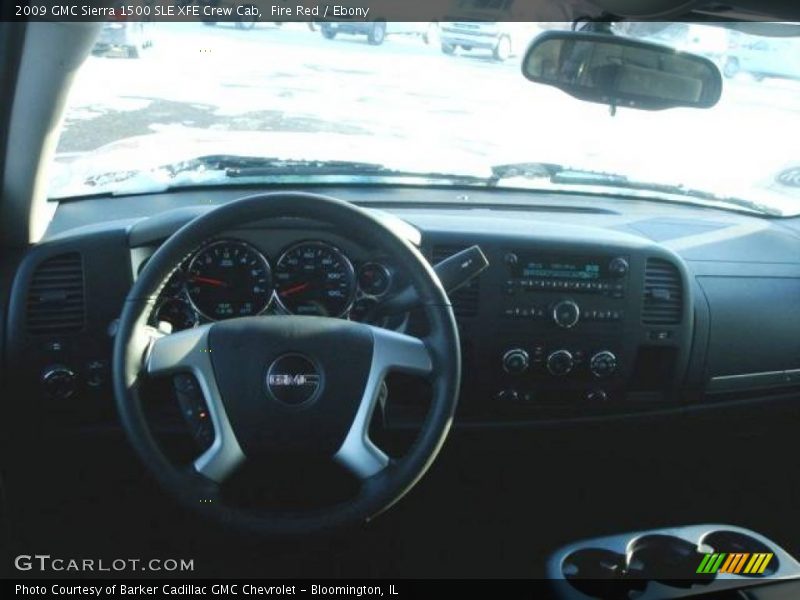 Fire Red / Ebony 2009 GMC Sierra 1500 SLE XFE Crew Cab