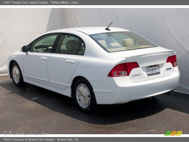 Taffeta White / Ivory 2007 Honda Civic Hybrid Sedan