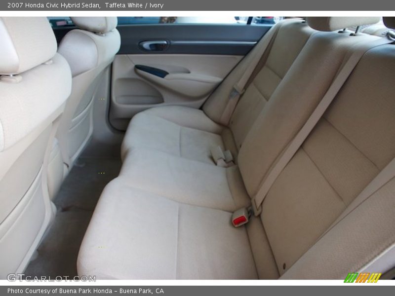 Taffeta White / Ivory 2007 Honda Civic Hybrid Sedan
