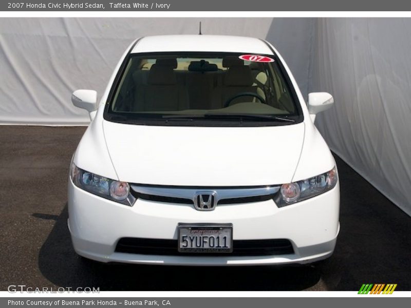 Taffeta White / Ivory 2007 Honda Civic Hybrid Sedan