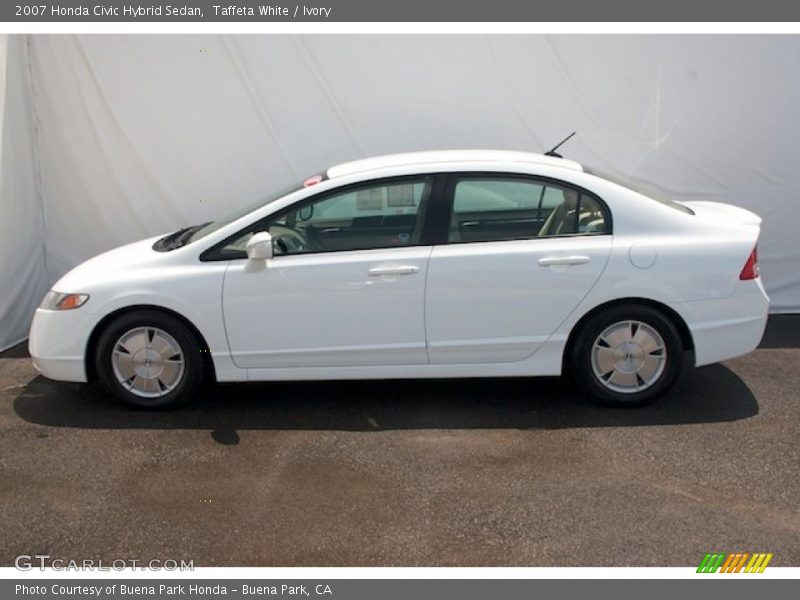 Taffeta White / Ivory 2007 Honda Civic Hybrid Sedan