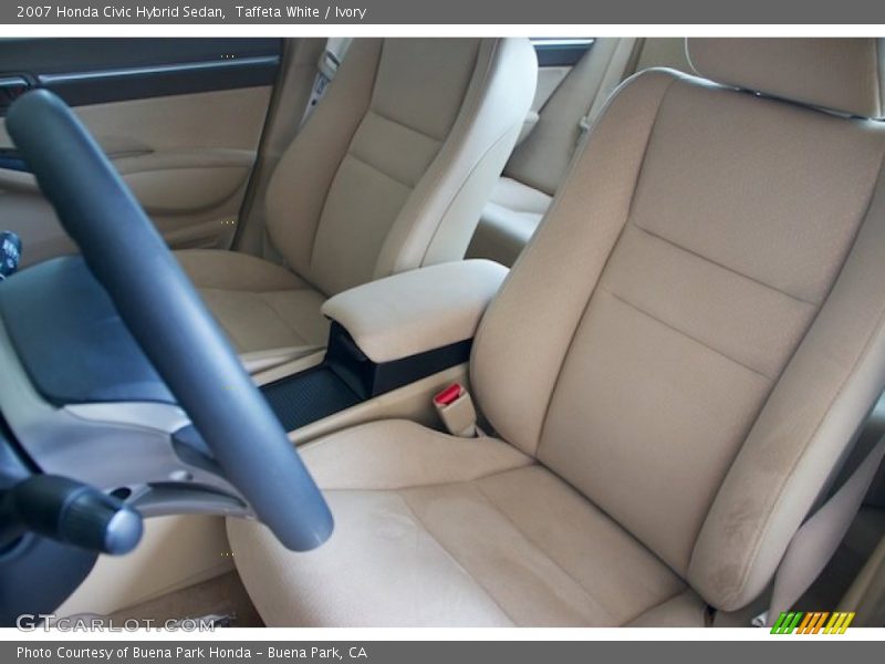 Taffeta White / Ivory 2007 Honda Civic Hybrid Sedan