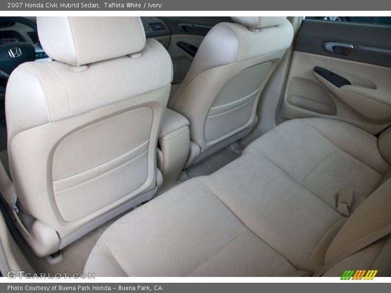 Taffeta White / Ivory 2007 Honda Civic Hybrid Sedan