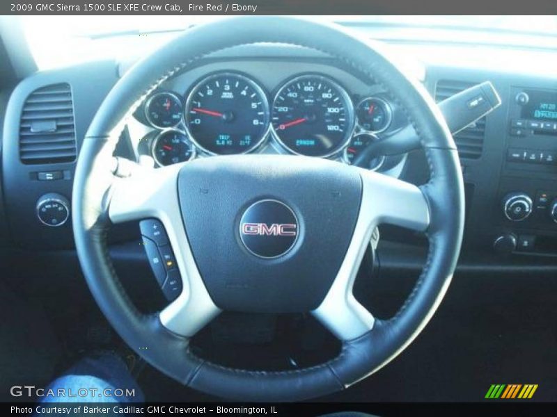 Fire Red / Ebony 2009 GMC Sierra 1500 SLE XFE Crew Cab