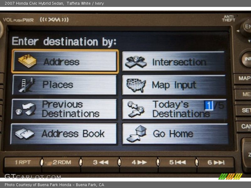 Taffeta White / Ivory 2007 Honda Civic Hybrid Sedan