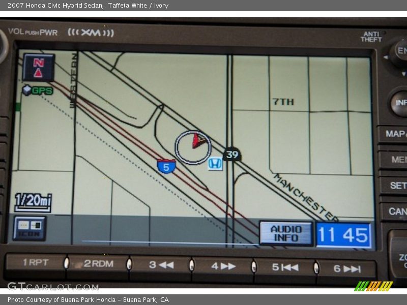 Taffeta White / Ivory 2007 Honda Civic Hybrid Sedan