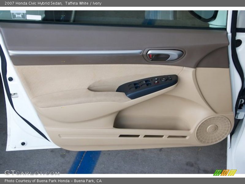 Taffeta White / Ivory 2007 Honda Civic Hybrid Sedan