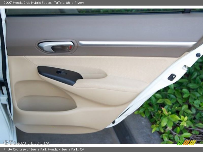 Taffeta White / Ivory 2007 Honda Civic Hybrid Sedan