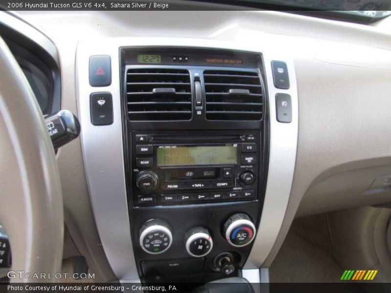 Sahara Silver / Beige 2006 Hyundai Tucson GLS V6 4x4