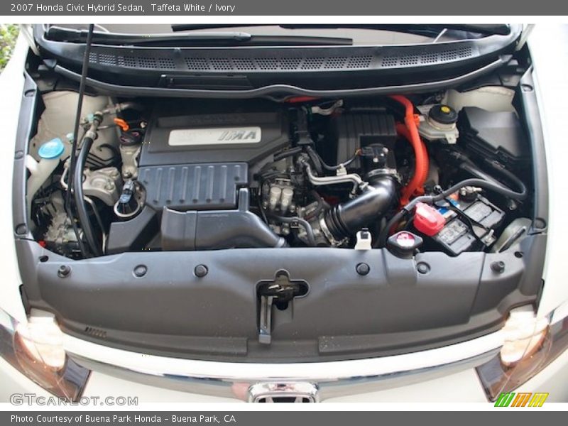 Taffeta White / Ivory 2007 Honda Civic Hybrid Sedan
