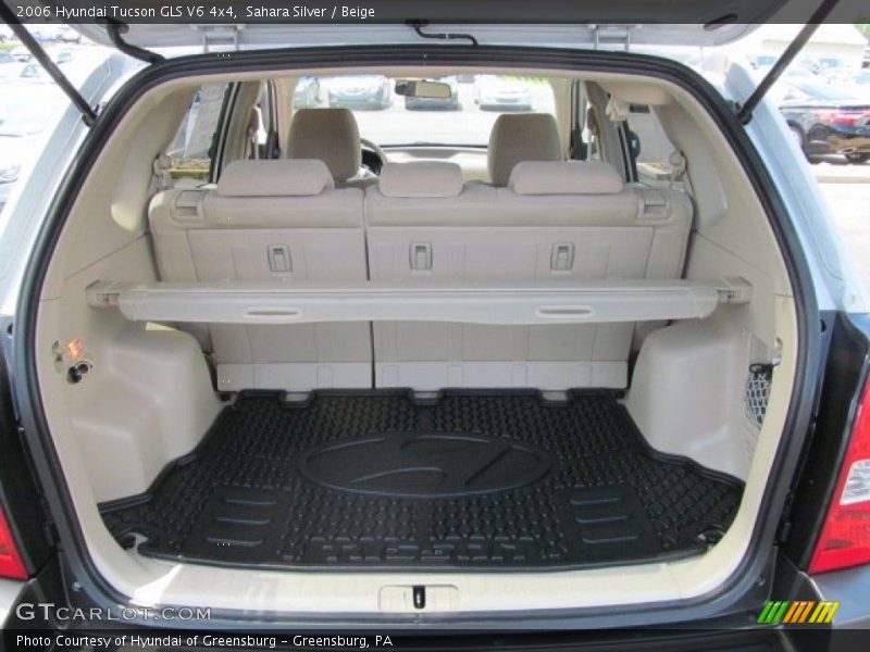 Sahara Silver / Beige 2006 Hyundai Tucson GLS V6 4x4