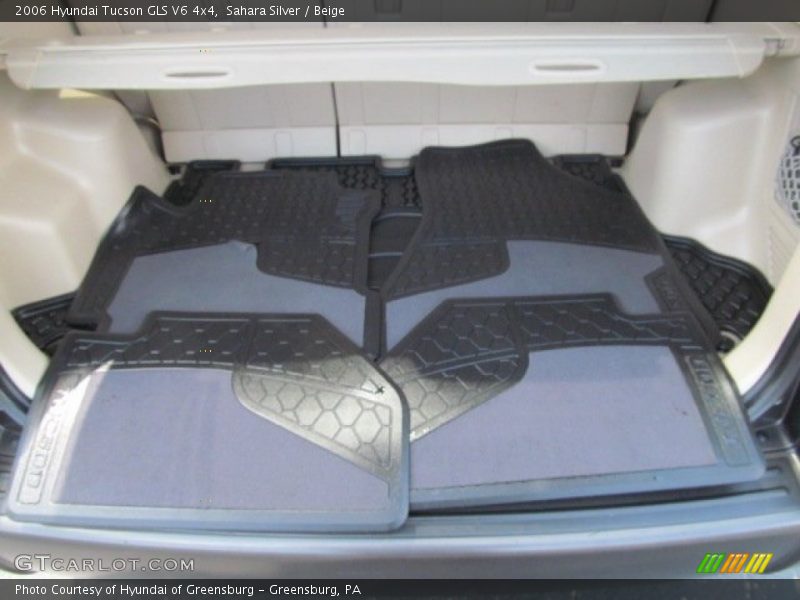 Sahara Silver / Beige 2006 Hyundai Tucson GLS V6 4x4