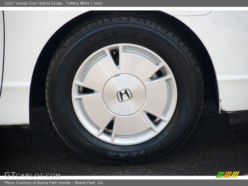 Taffeta White / Ivory 2007 Honda Civic Hybrid Sedan