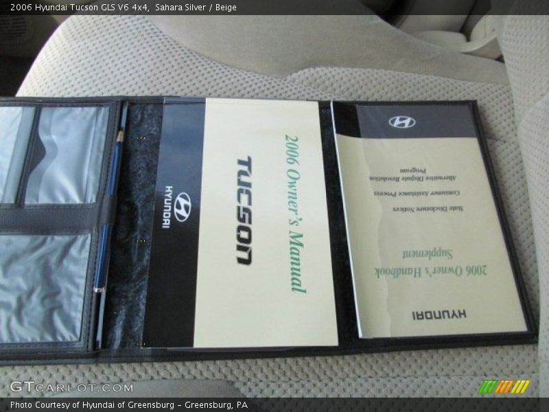 Sahara Silver / Beige 2006 Hyundai Tucson GLS V6 4x4