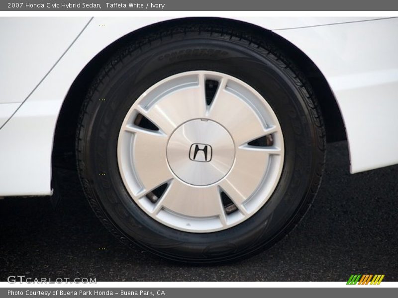 Taffeta White / Ivory 2007 Honda Civic Hybrid Sedan