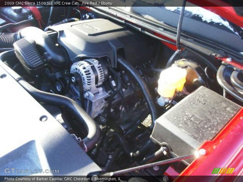 Fire Red / Ebony 2009 GMC Sierra 1500 SLE XFE Crew Cab