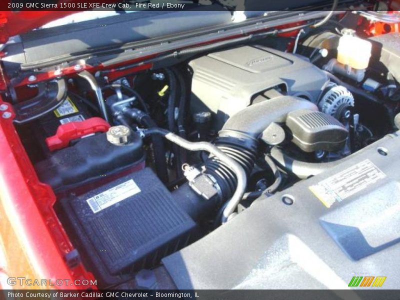 Fire Red / Ebony 2009 GMC Sierra 1500 SLE XFE Crew Cab