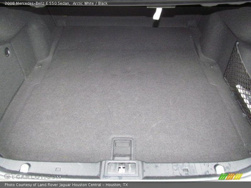 Arctic White / Black 2008 Mercedes-Benz E 550 Sedan
