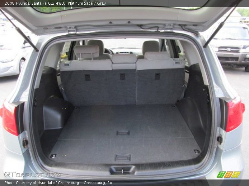 Platinum Sage / Gray 2008 Hyundai Santa Fe GLS 4WD