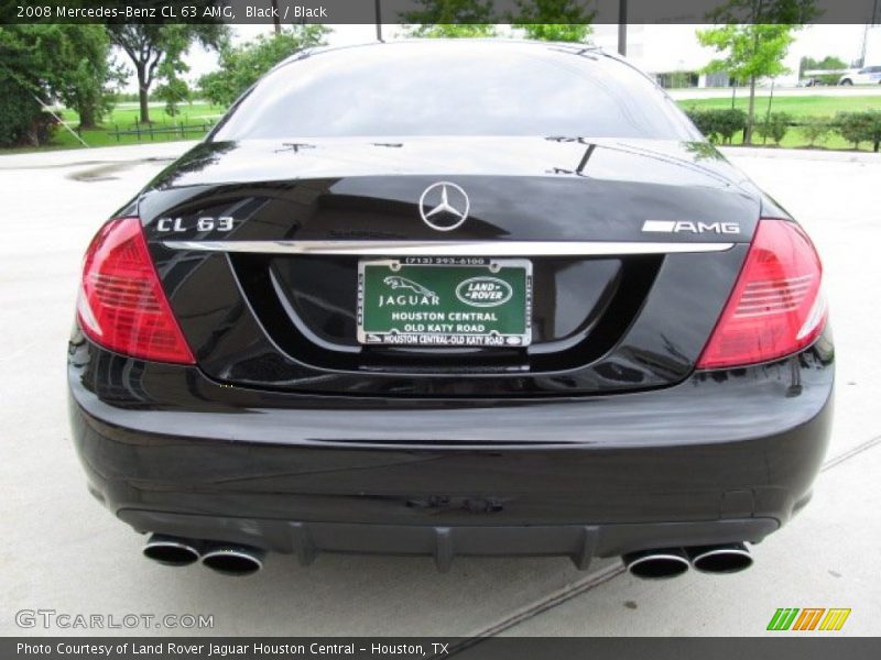 Black / Black 2008 Mercedes-Benz CL 63 AMG