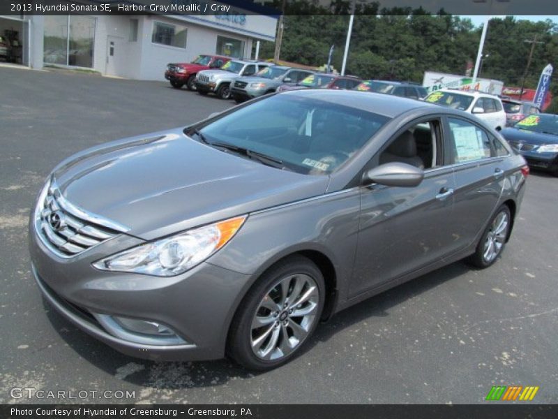 Harbor Gray Metallic / Gray 2013 Hyundai Sonata SE