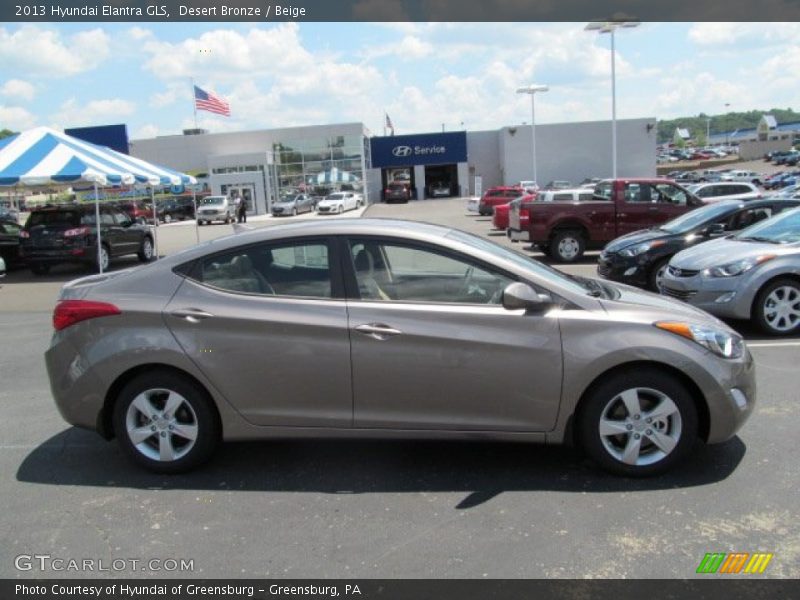 Desert Bronze / Beige 2013 Hyundai Elantra GLS