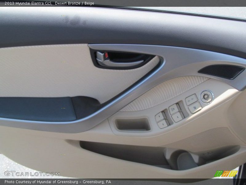 Desert Bronze / Beige 2013 Hyundai Elantra GLS