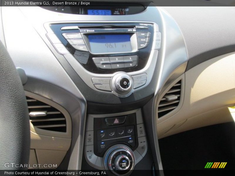 Desert Bronze / Beige 2013 Hyundai Elantra GLS