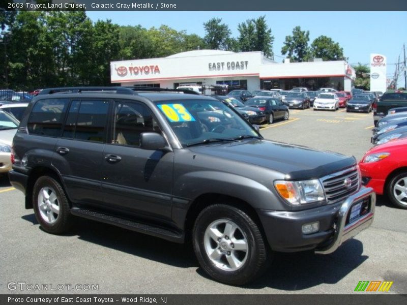 Galactic Gray Metallic / Stone 2003 Toyota Land Cruiser