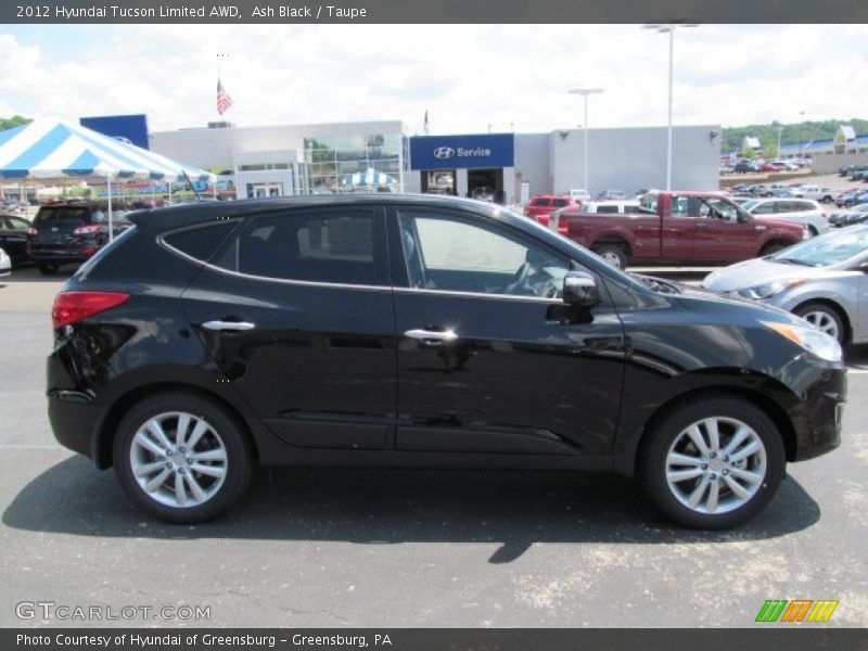 Ash Black / Taupe 2012 Hyundai Tucson Limited AWD
