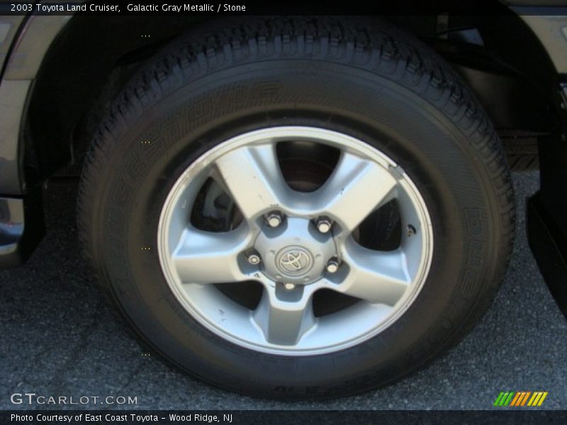 Galactic Gray Metallic / Stone 2003 Toyota Land Cruiser