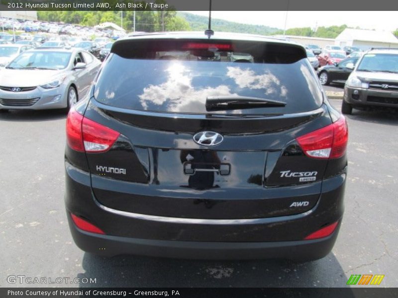 Ash Black / Taupe 2012 Hyundai Tucson Limited AWD