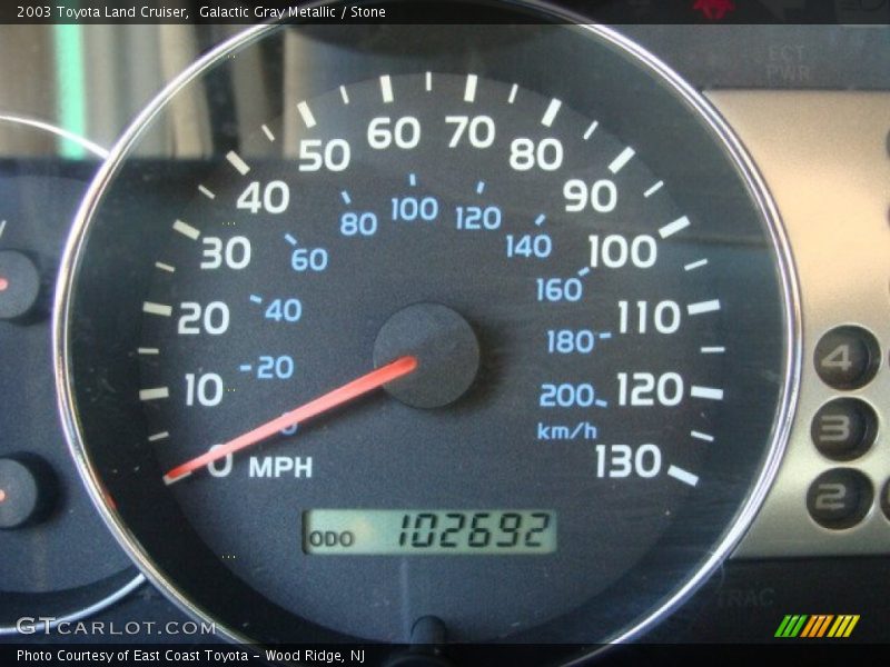 Galactic Gray Metallic / Stone 2003 Toyota Land Cruiser