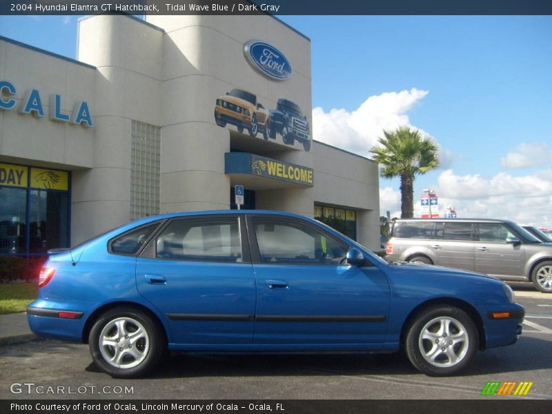 Tidal Wave Blue / Dark Gray 2004 Hyundai Elantra GT Hatchback