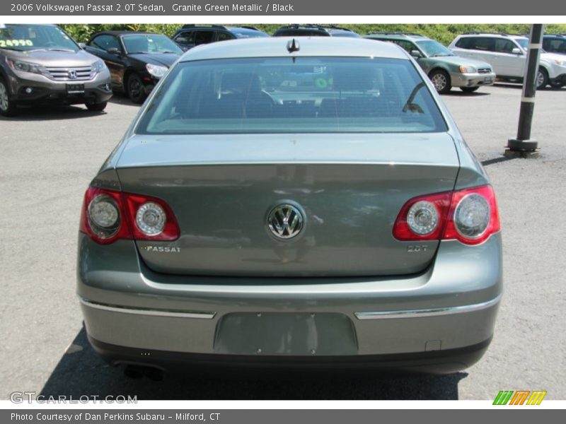 Granite Green Metallic / Black 2006 Volkswagen Passat 2.0T Sedan