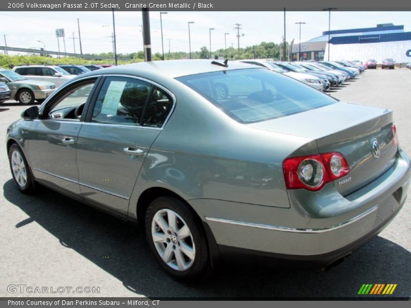 Granite Green Metallic / Black 2006 Volkswagen Passat 2.0T Sedan