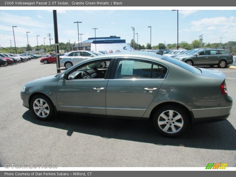 Granite Green Metallic / Black 2006 Volkswagen Passat 2.0T Sedan