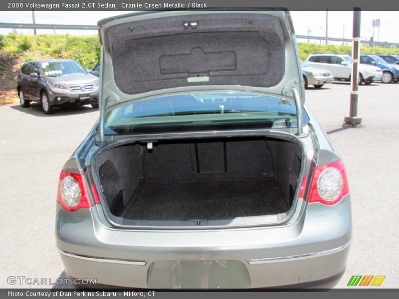 Granite Green Metallic / Black 2006 Volkswagen Passat 2.0T Sedan
