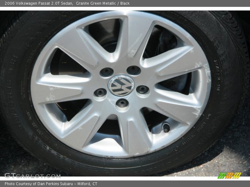 Granite Green Metallic / Black 2006 Volkswagen Passat 2.0T Sedan