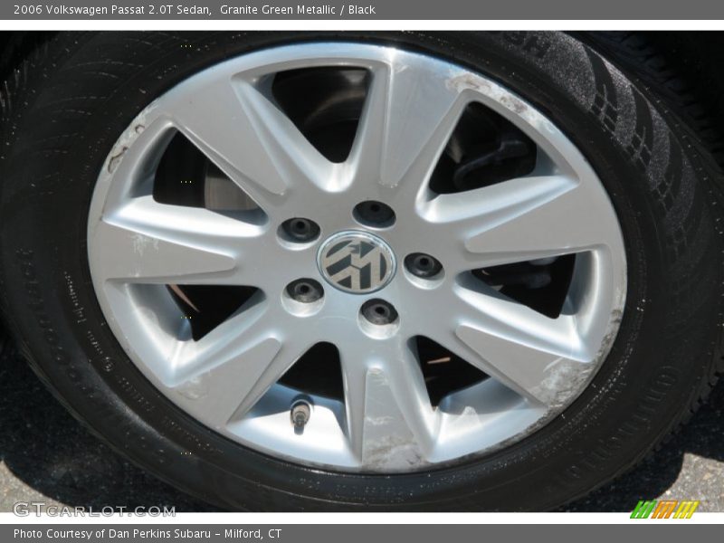 Granite Green Metallic / Black 2006 Volkswagen Passat 2.0T Sedan