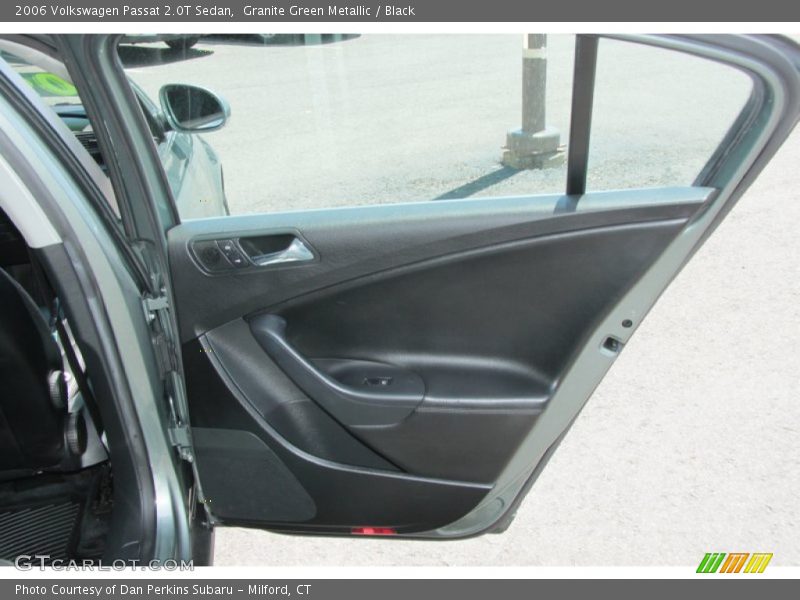 Granite Green Metallic / Black 2006 Volkswagen Passat 2.0T Sedan