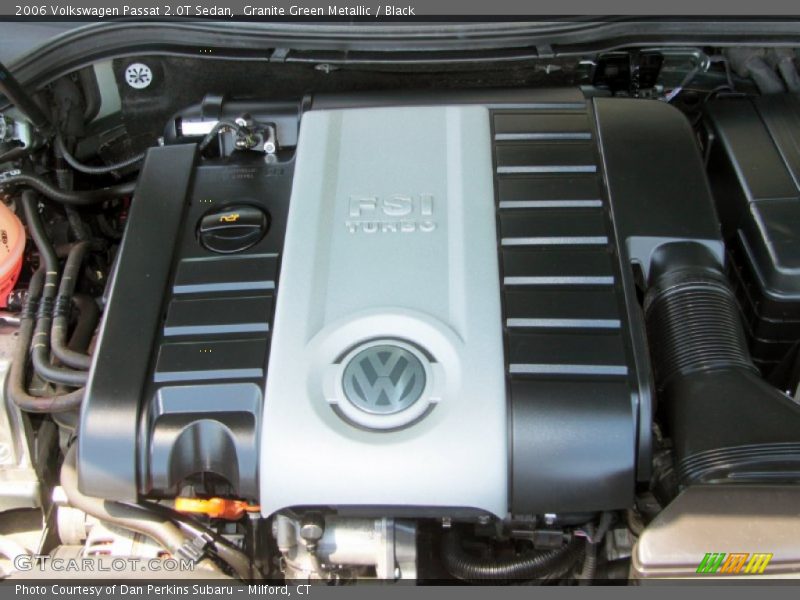 Granite Green Metallic / Black 2006 Volkswagen Passat 2.0T Sedan
