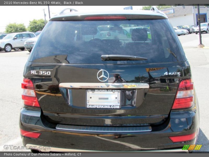 Black / Black 2010 Mercedes-Benz ML 350 4Matic