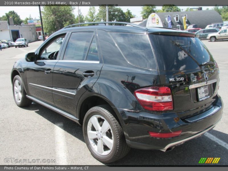 Black / Black 2010 Mercedes-Benz ML 350 4Matic