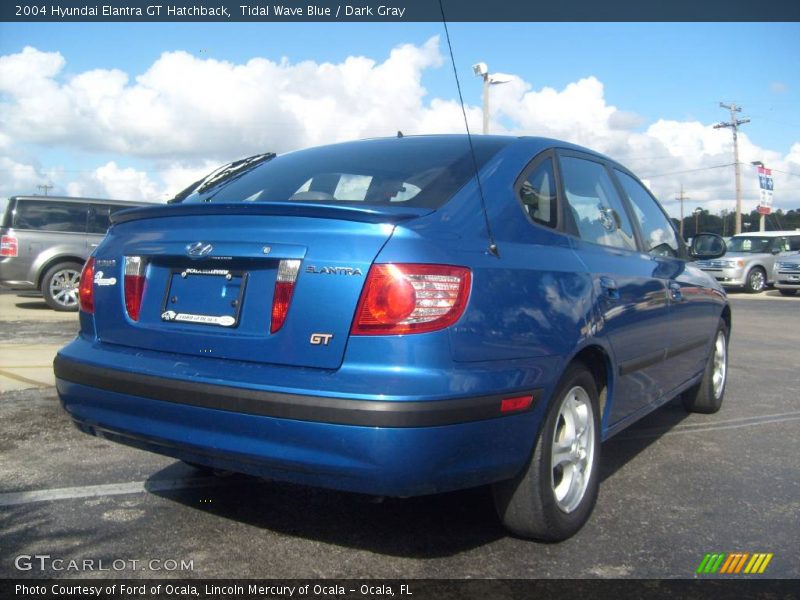 Tidal Wave Blue / Dark Gray 2004 Hyundai Elantra GT Hatchback