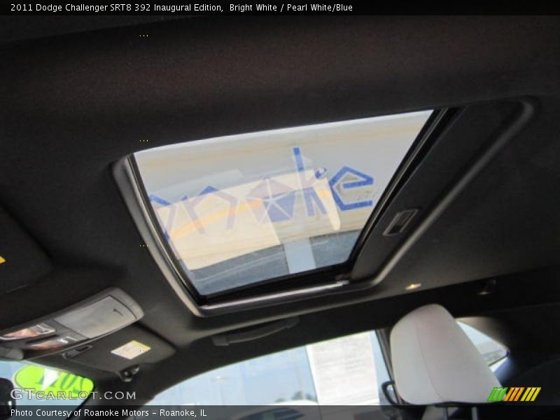 Sunroof of 2011 Challenger SRT8 392 Inaugural Edition