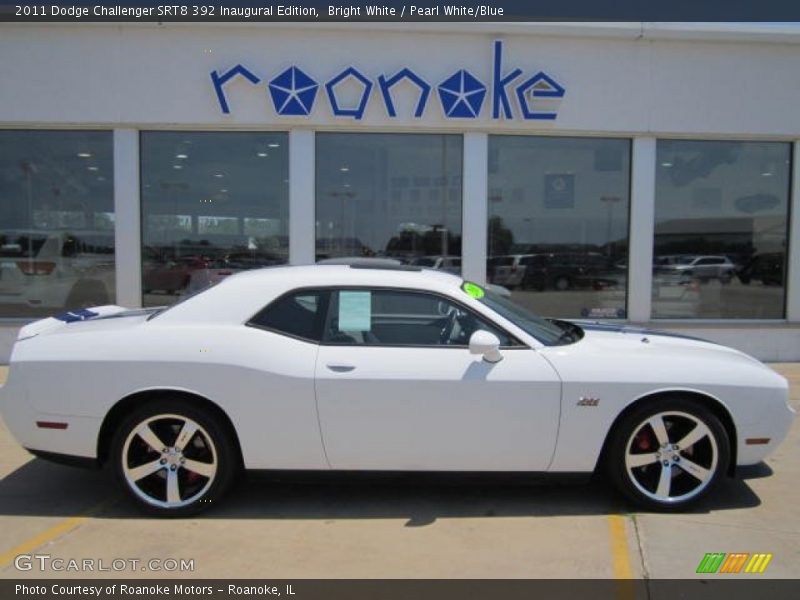 Bright White / Pearl White/Blue 2011 Dodge Challenger SRT8 392 Inaugural Edition